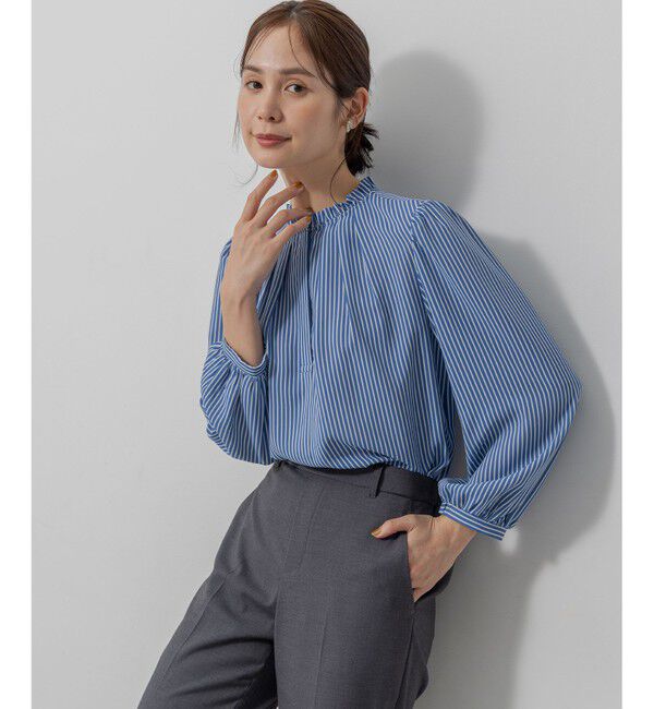 組曲「ライトデシンフリル襟 ブラウス」|シャツ・ブラウス|