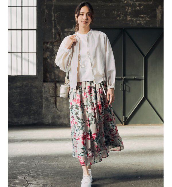 自由区「【洗える】ハイカウントクロップド丈 カットソー」|Tシャツ・カットソー|