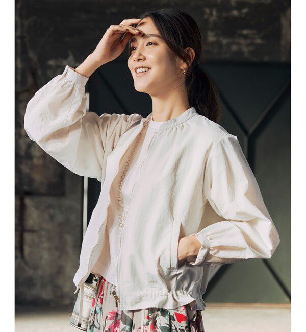 自由区「【洗える】ハイカウントクロップド丈 カットソー」|Tシャツ・カットソー|