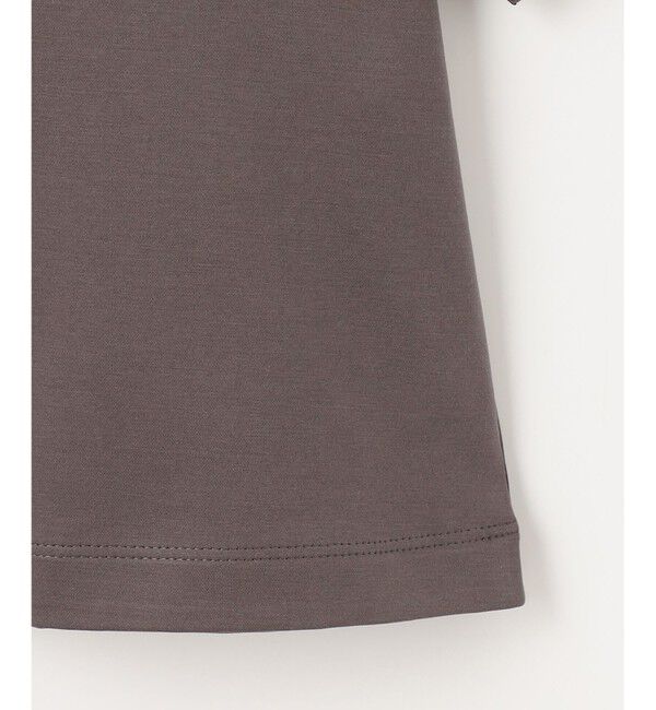 自由区「【洗える】ハイカウントクロップド丈 カットソー」|Tシャツ・カットソー|