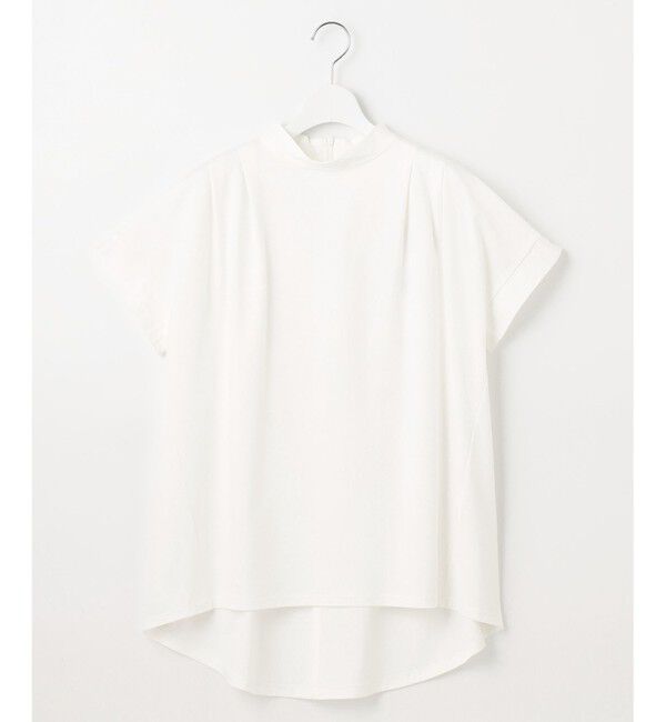 自由区「【洗える】ハイカウントハイネック カットソー」|Tシャツ・カットソー|