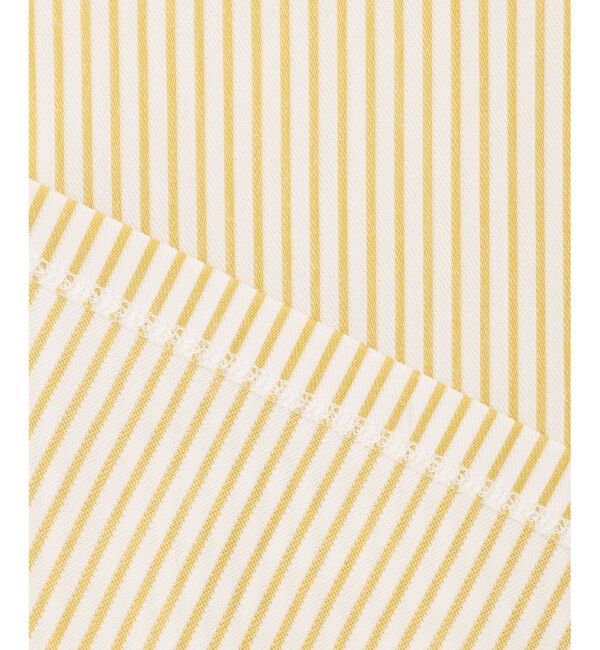 自由区「【洗える】リヨセルコットンストライプ カットソー」|Tシャツ・カットソー|