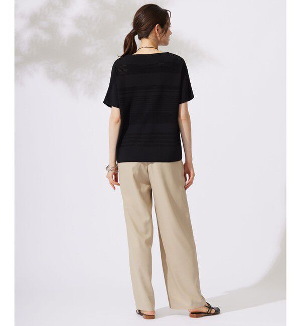 自由区「【カタログ掲載・洗える】フルダルスパンマイクロピーチワイドストレート パンツ」|その他|