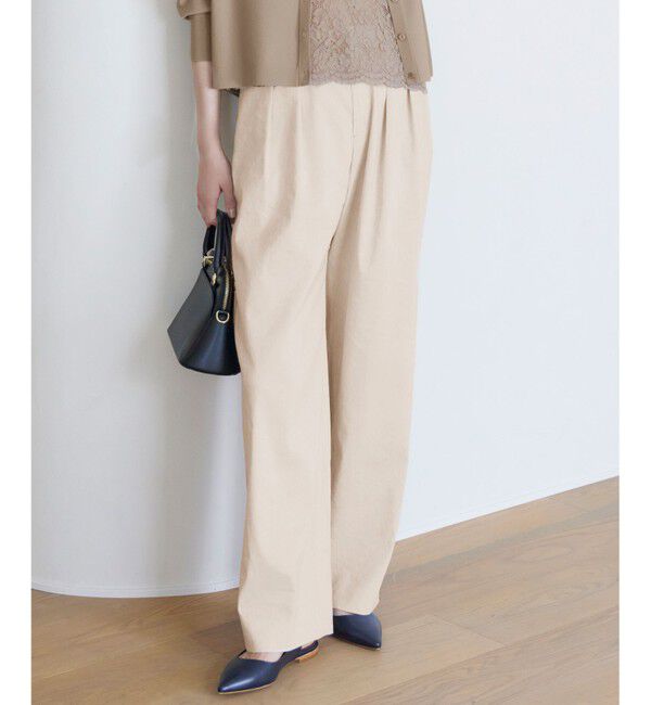 自由区「【セットアップ対応・洗える】LIPストレッチワイドストレート パンツ」|その他|フラックス