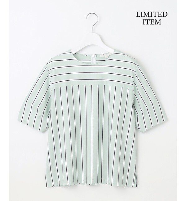 自由区「【WEB限定・洗える】ストライプハイゲージジャージー カットソー」|Tシャツ・カットソー|