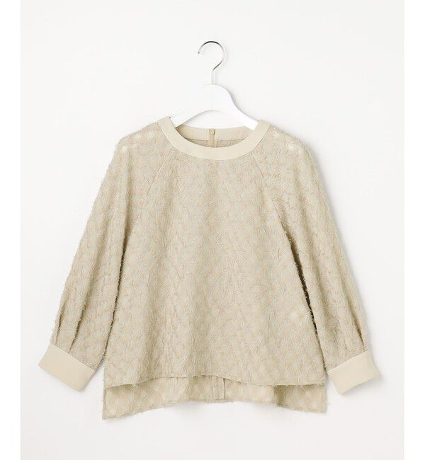 自由区「【セットアップ対応】ワッシャーカットジャカード ブラウス」|シャツ・ブラウス|