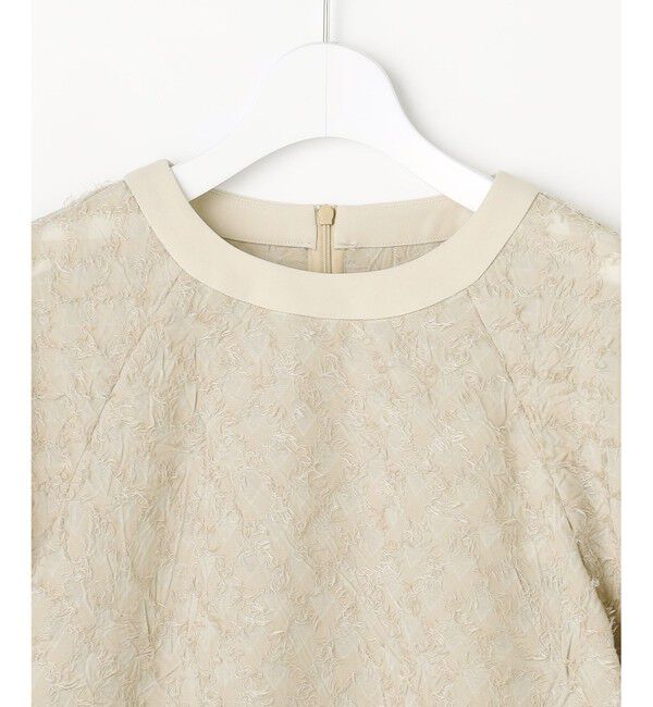 自由区「【セットアップ対応】ワッシャーカットジャカード ブラウス」|シャツ・ブラウス|