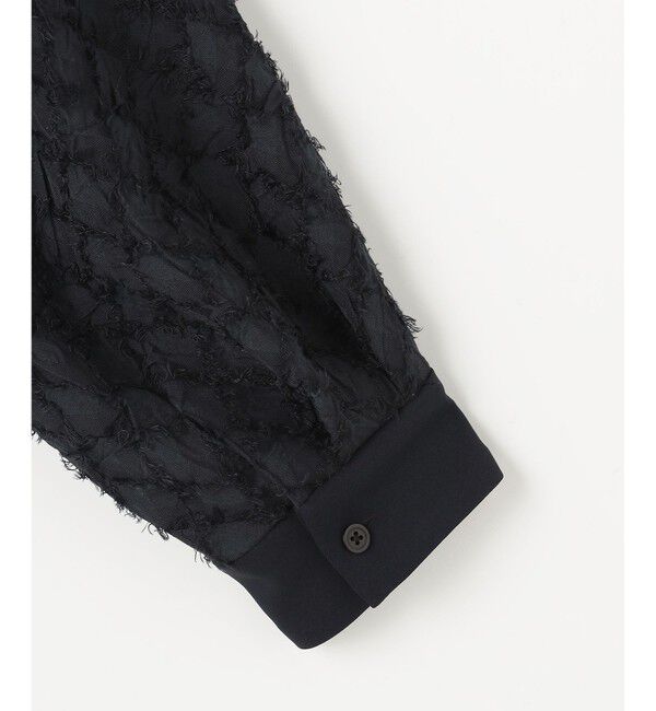 自由区「【セットアップ対応】ワッシャーカットジャカード ブラウス」|シャツ・ブラウス|