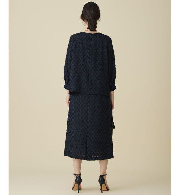 自由区「【セットアップ対応】ワッシャーカットジャカード ブラウス」|シャツ・ブラウス|