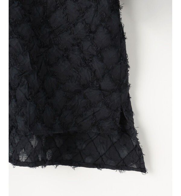 自由区「【セットアップ対応】ワッシャーカットジャカード ブラウス」|シャツ・ブラウス|