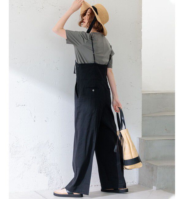 23区「【洗える】スムースデザイン タックディテール カットソー」|Tシャツ・カットソー|