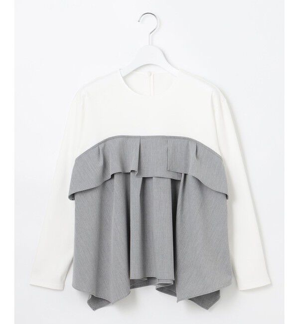 23区「【洗える】ライトクロスビスチェコンビ ジャージー カットソー」|Tシャツ・カットソー|