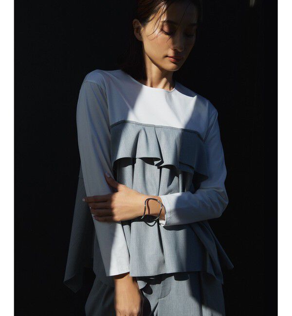 23区「【洗える】ライトクロスビスチェコンビ ジャージー カットソー」|Tシャツ・カットソー|