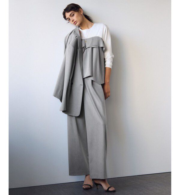 23区「【洗える】ライトクロスビスチェコンビ ジャージー カットソー」|Tシャツ・カットソー|