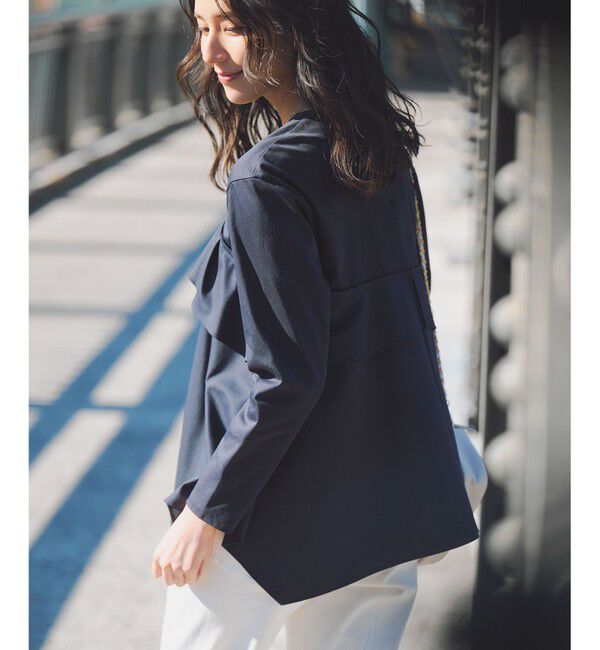 23区「【洗える】ライトクロスビスチェコンビ ジャージー カットソー」|Tシャツ・カットソー|