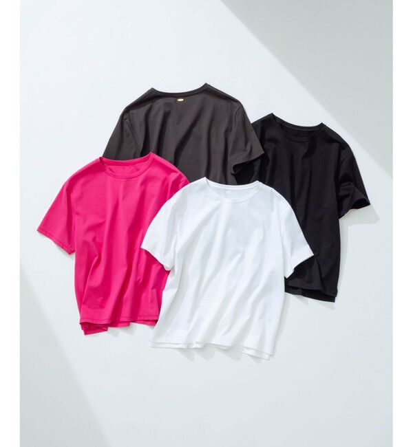 23区「【洗える】ハイエンド クルーネック Tシャツ」|Tシャツ・カットソー|