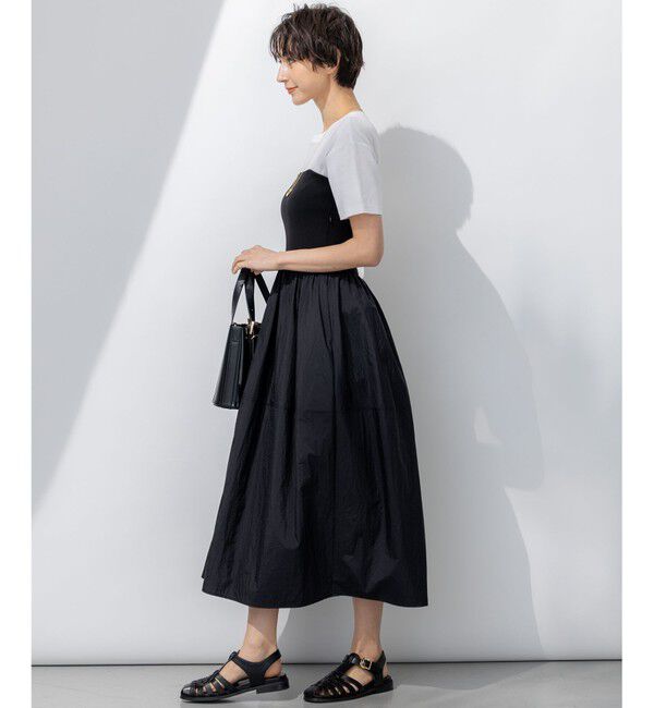 23区「【速乾性/汗じみ防止】半袖 クロップド IT Tシャツ」|Tシャツ・カットソー|