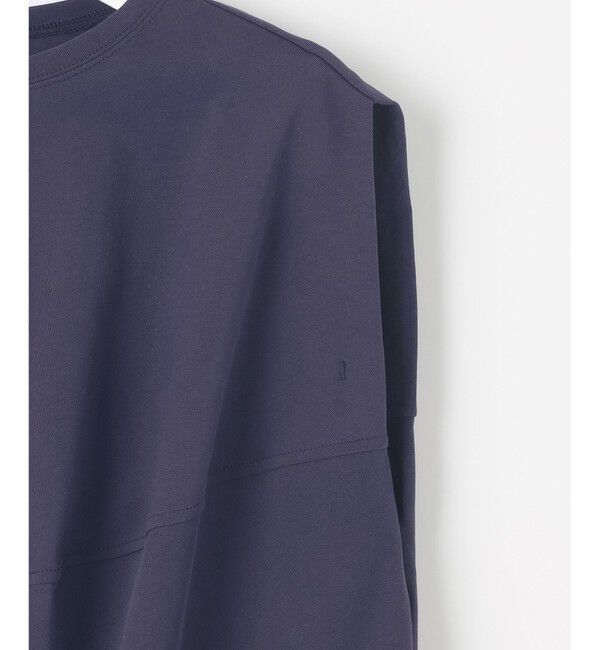 23区「【SLOW/一部店舗限定】ライトツイストコットン 切り替えデザイン Tシャツ」|Tシャツ・カットソー|