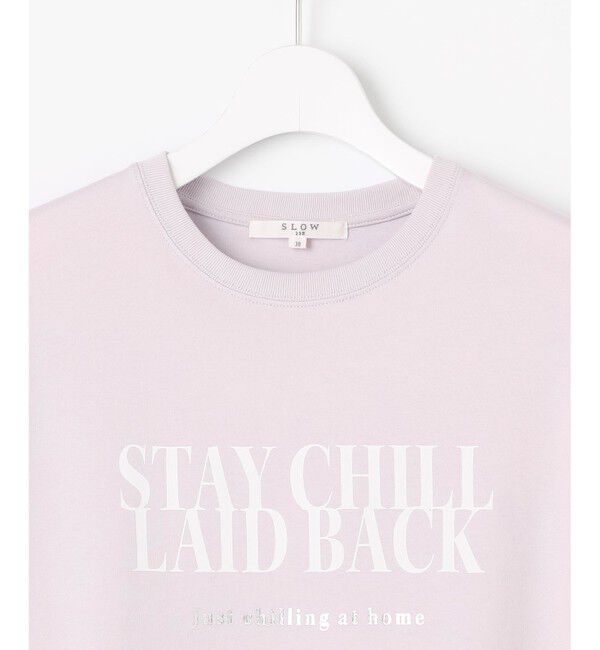 23区「【SLOW/一部店舗限定】MVSコットン ロゴTシャツ」|Tシャツ・カットソー|