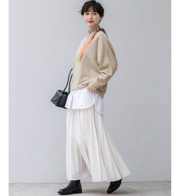 23区「【洗える】シャイニーコットンテリー ドルマン スウェット」|Tシャツ・カットソー|