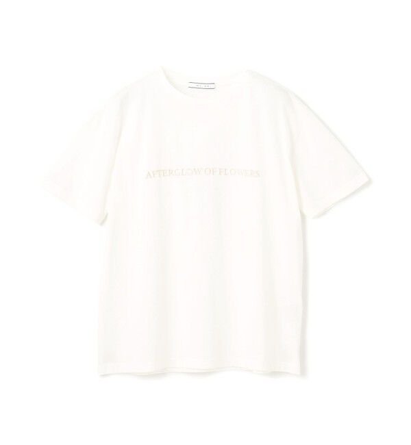 BEIGE,「【洗える】CASSIA / オリジナルロゴTシャツ」|Tシャツ・カットソー|