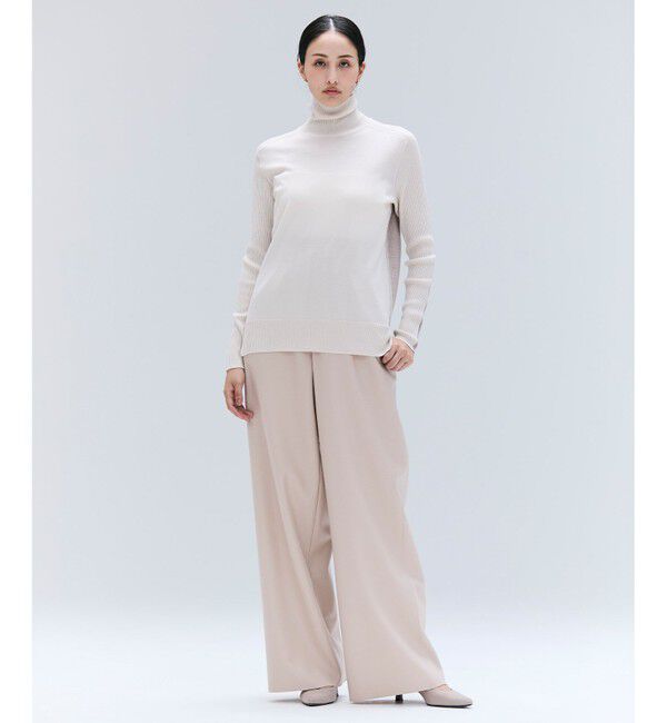 BEIGE,「【Lsize・セットアップ対応】CORBY / ウールイージーワイドパンツ」|その他|