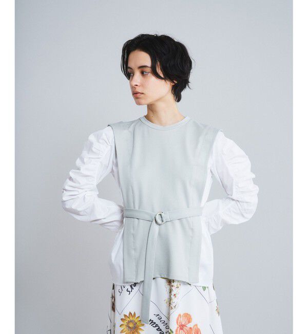 Diagram「ギャザーレイヤードトップ」|Tシャツ・カットソー|