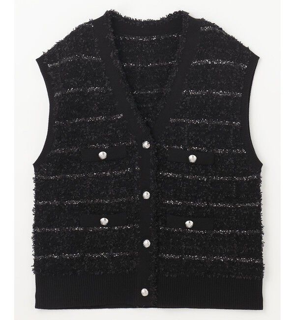 Diagram「ツイードVネックニットベスト」|ベスト・ジレ|