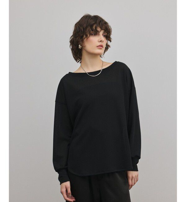 Diagram「シアーワッフルカットトップ」|Tシャツ・カットソー|ブラック