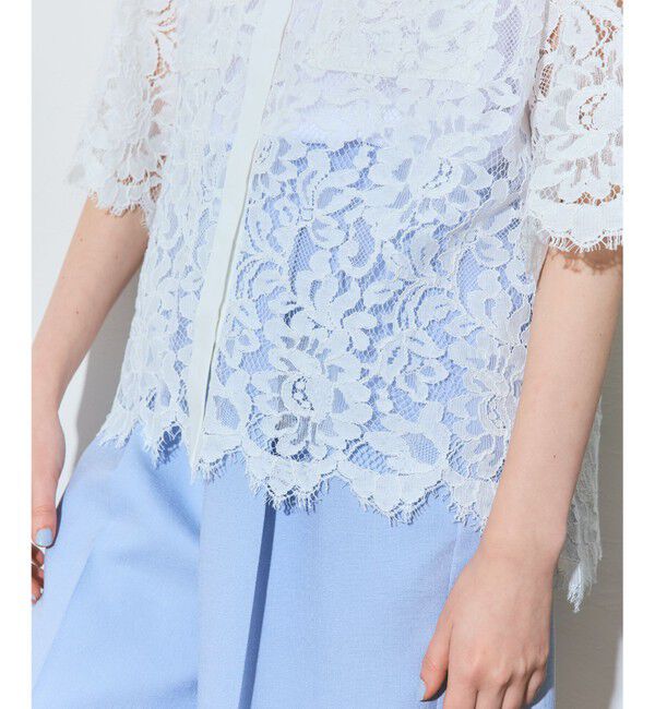 Grace Class「レースコンビシャツ」|シャツ・ブラウス|