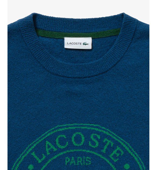 LACOSTE「ナイロン&times;コットンジャカードニットベスト」|ベスト・ジレ|