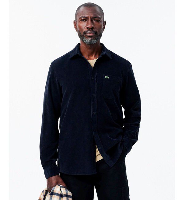 LACOSTE「エッセンシャルコーデュロイシャツ」|シャツ・ブラウス|