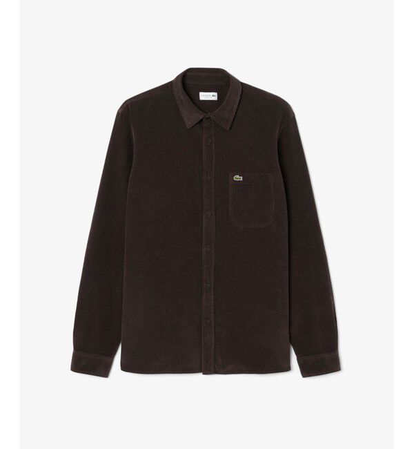 LACOSTE「エッセンシャルコーデュロイシャツ」|シャツ・ブラウス|