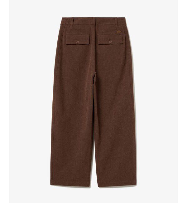 LACOSTE「ストレッチツイル ウールライクワイドパンツ」|その他|