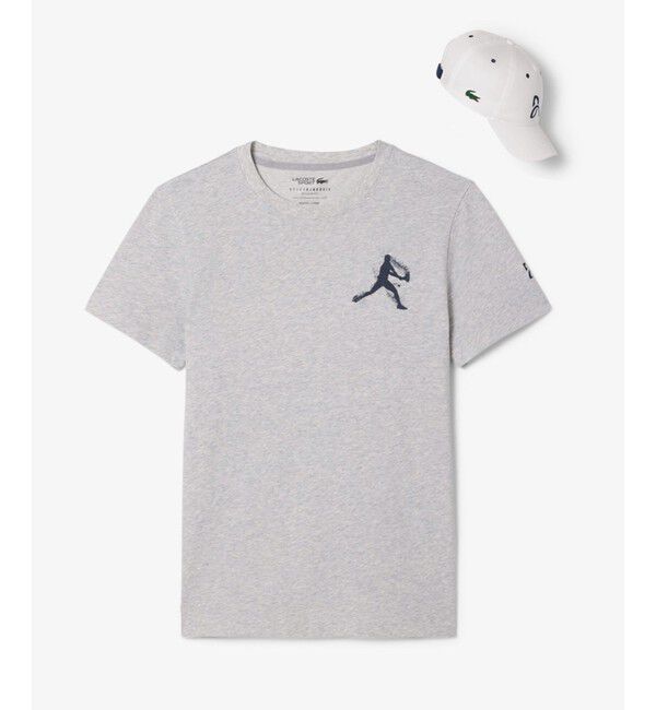 LACOSTE「『ノバク・ジョコビッチ』ドライTシャツ＆キャップ」|Tシャツ・カットソー|