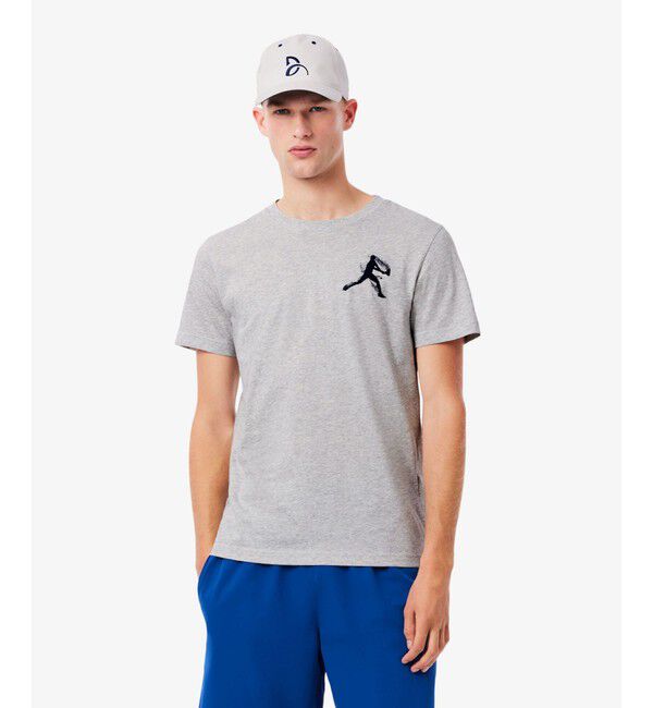 LACOSTE「『ノバク・ジョコビッチ』ドライTシャツ＆キャップ」|Tシャツ・カットソー|