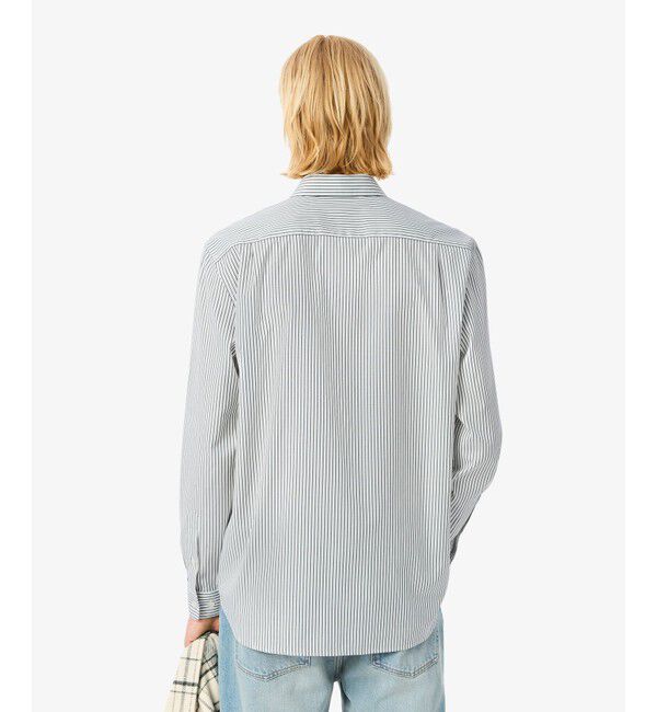 LACOSTE「ベーシックストライプボタンダウンシャツ」|シャツ・ブラウス|