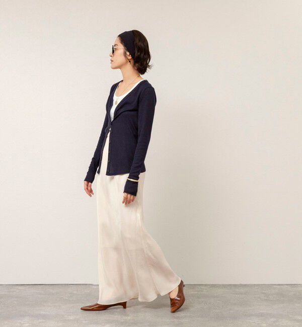 MAQWEL「【MAQWEL/マクウェル】ウォッシャブルリブカーディガン」|カーディガン|