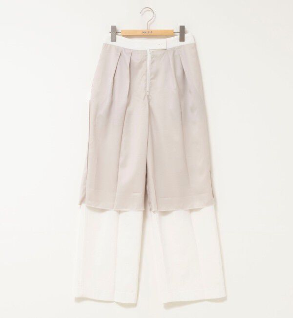 NOLLEY'S「ウォッシャブルラップ風ワイドパンツ」|その他|