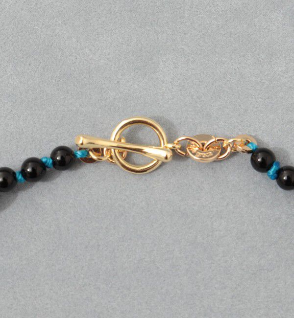 grace grace「【grace grace/グラスグラス】カラーヤーンノット天然石ネックレス」|ネックレス|