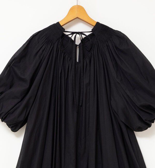 NOLLEY'S「ウォッシャブルハンドスモックバルーン袖ワンピース」|ワンピース|