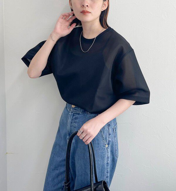 fredy emue「シアーダンボールトップス」|Tシャツ・カットソー|ブラック