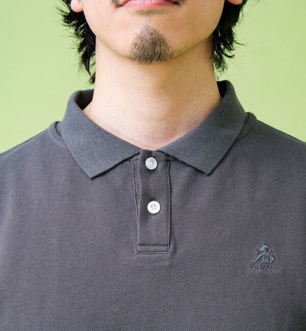 GLOSTER「【GEVACO/ゲバコ】ロングスリーブ ポロシャツ」|ポロシャツ|