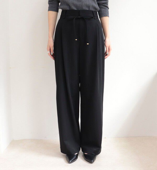 fredy emue「ハイゲージタックパンツ」|チノ|