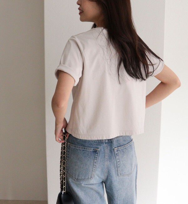 fredy emue「シルケットスムースクロップドTシャツ」|Tシャツ・カットソー|