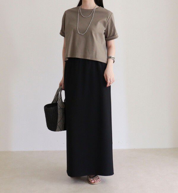 fredy emue「シルケットスムースクロップドTシャツ」|Tシャツ・カットソー|