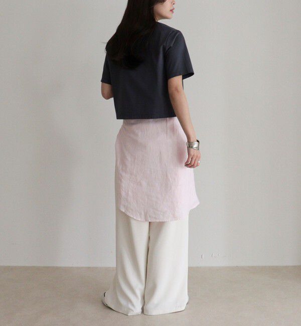 fredy emue「シルケットスムースクロップドTシャツ」|Tシャツ・カットソー|