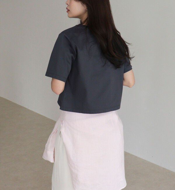 fredy emue「シルケットスムースクロップドTシャツ」|Tシャツ・カットソー|