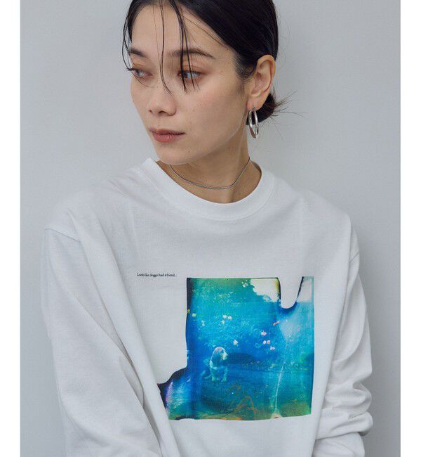 SALON adam et rope'「【Annie Spratt by SALON】フォトロングスリーブTシャツ」|Tシャツ・カットソー|