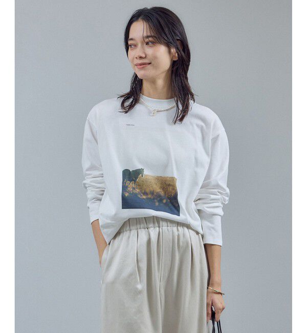SALON adam et rope'「【Annie Spratt by SALON】フォトロングスリーブTシャツ」|Tシャツ・カットソー|